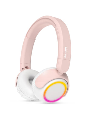 Philips TAK4200 headphones with LED earcups for fun, safe listening on the go.