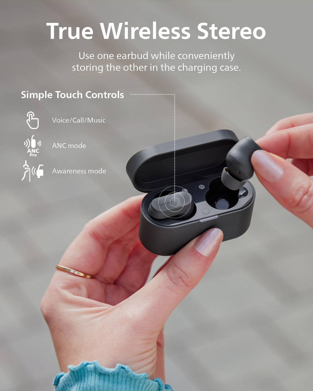 PHILIPS TAT3519 IPX4 rating protects against splashes during workouts