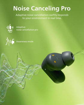 PHILIPS TAT3519 earbuds with adaptive noise cancelling for quieter commutes