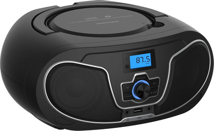 PHILIPS TAZ3300 with top-loading CD tray for easy access and quick playback