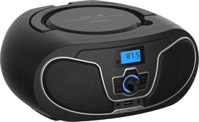 Philips TAZ3300 top-loading CD tray for quick loading and playback