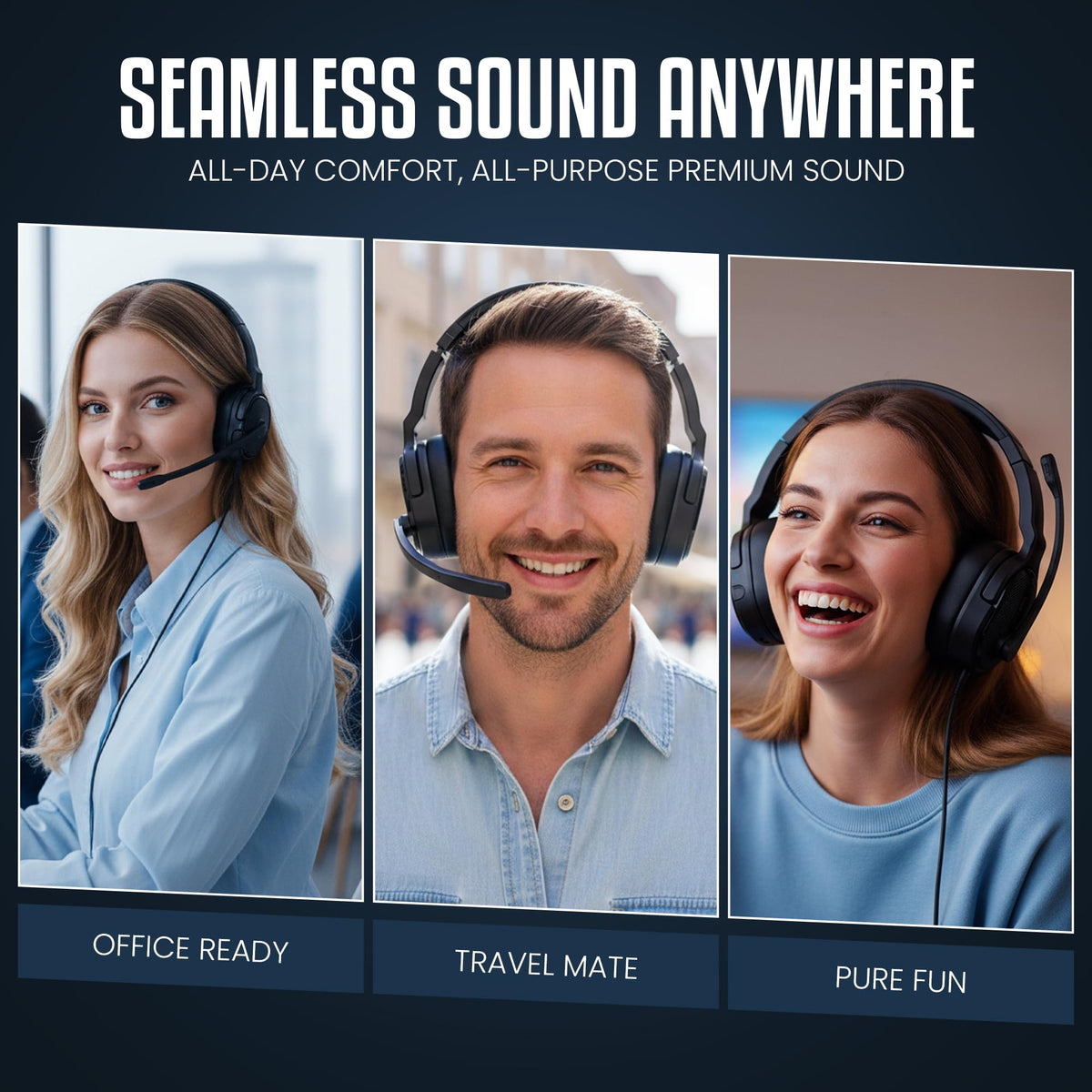 Noise-reducing mic improves call clarity in noisy environments