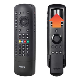 PHILIPS universal companion remote front view for comfortable, one-handed control