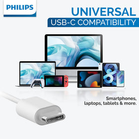 PHILIPS USB-C earbuds built-in mic for quick call switching