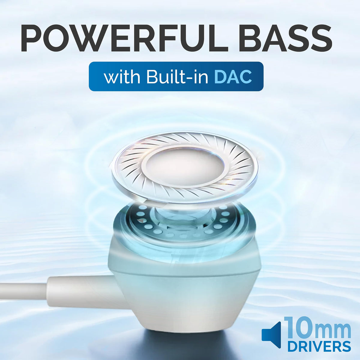 PHILIPS USB-C earbuds oval acoustic tube for all-day comfort