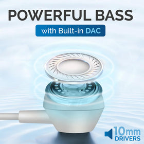 PHILIPS USB-C earbuds oval acoustic tube for all-day comfort