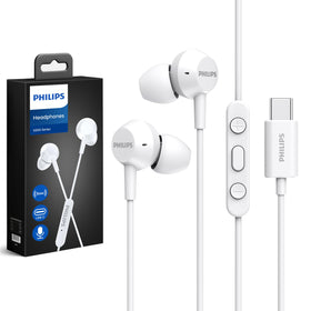 PHILIPS USB-C earbuds with punchy bass from 10 mm drivers