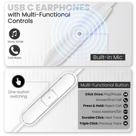 PHILIPS inline microphone for hands-free calls during workouts