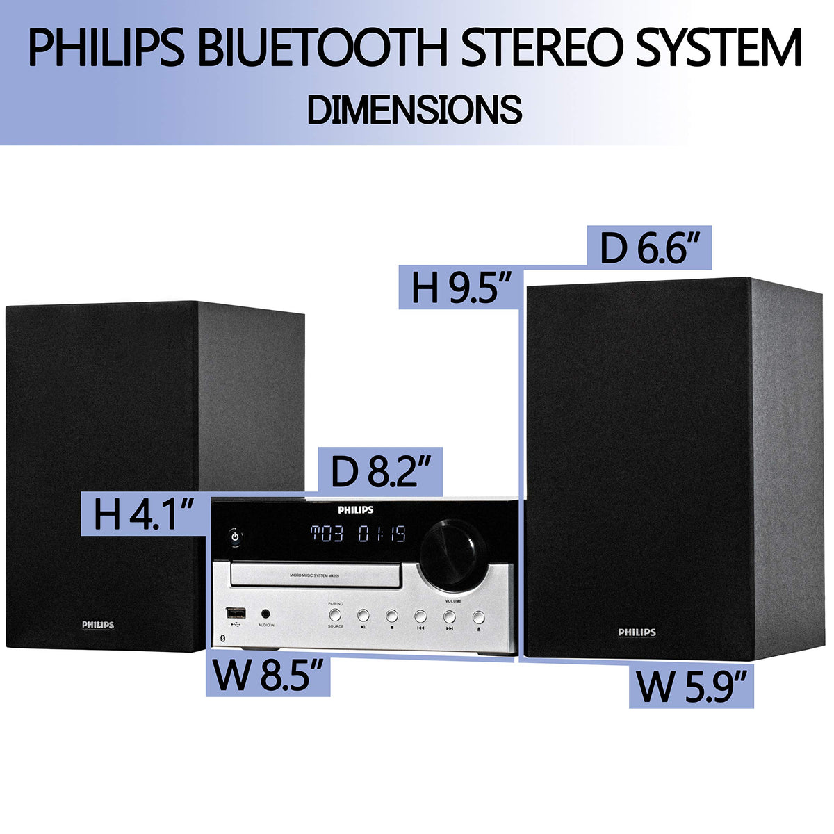 PHILIPS USB charging port lets you power devices while listening
