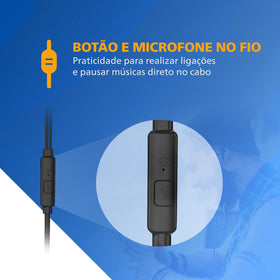 PHILIPS wired earbuds inline remote for easy music and call control
