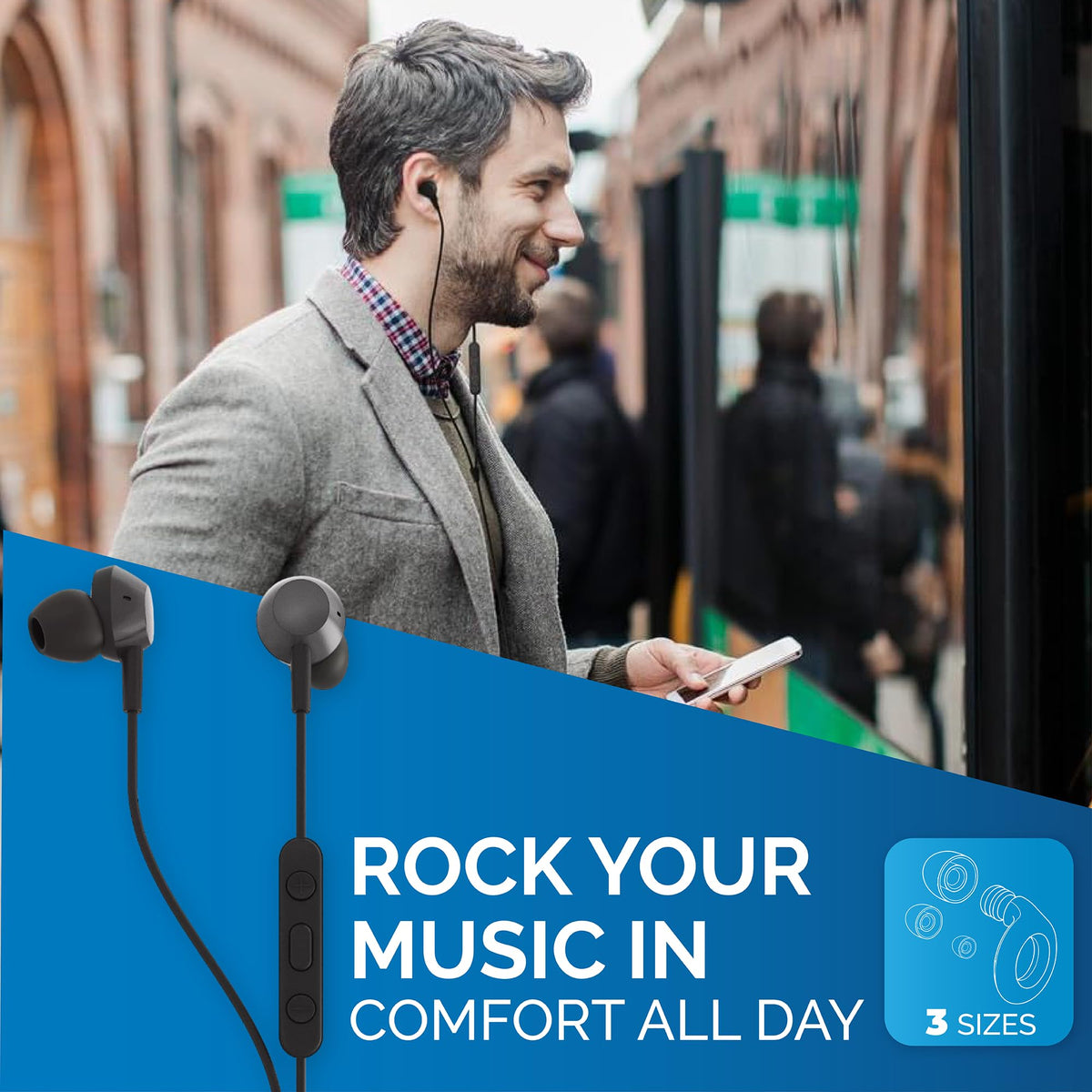 Philips DAC-enhanced wired earbuds for richer sound details