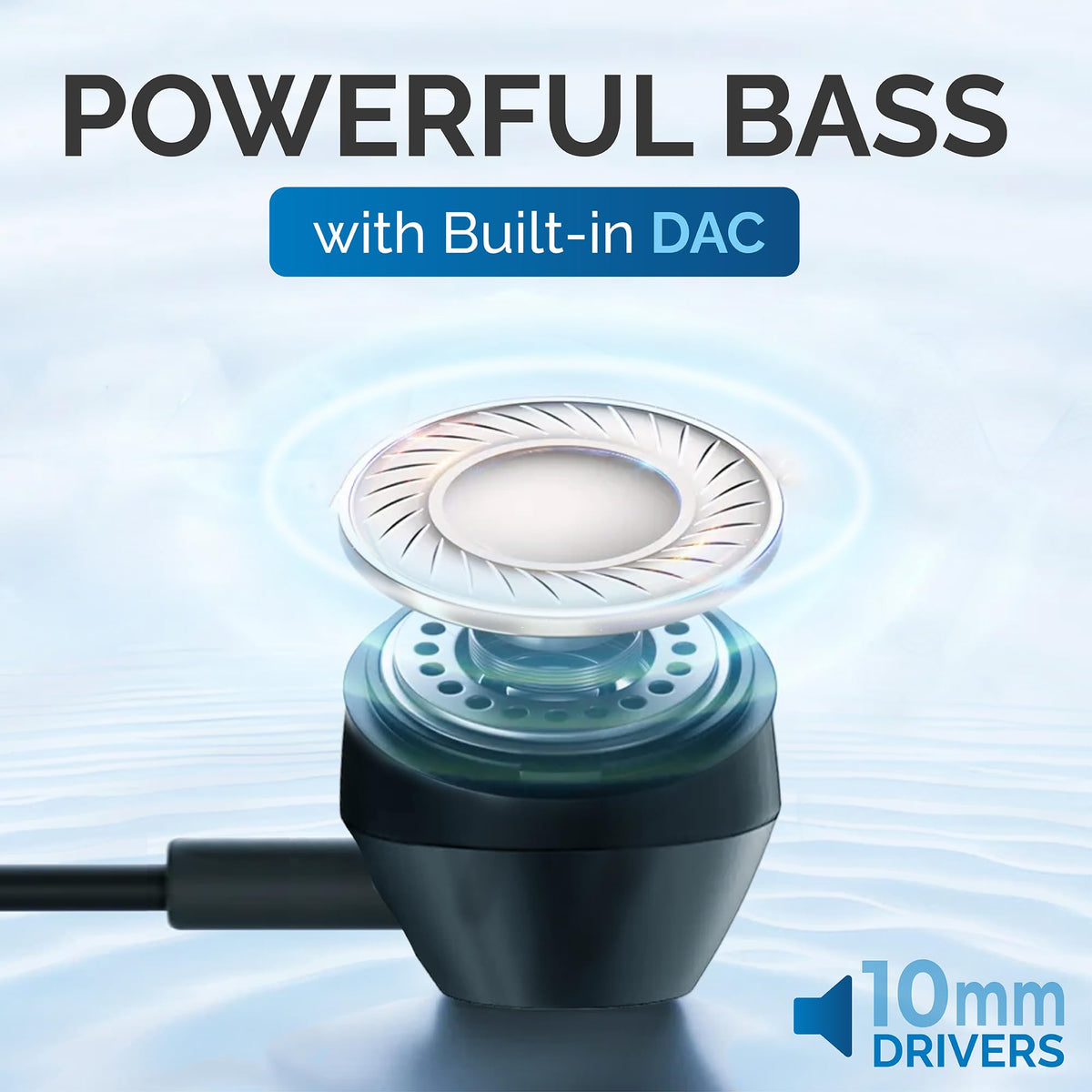 Philips USB-C inline remote earbuds for easy music control and hands-free calls