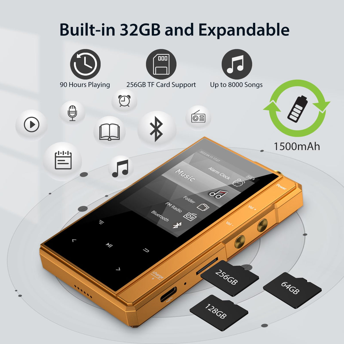 Phinistec Z6 held in hand to show compact size and one-handed use