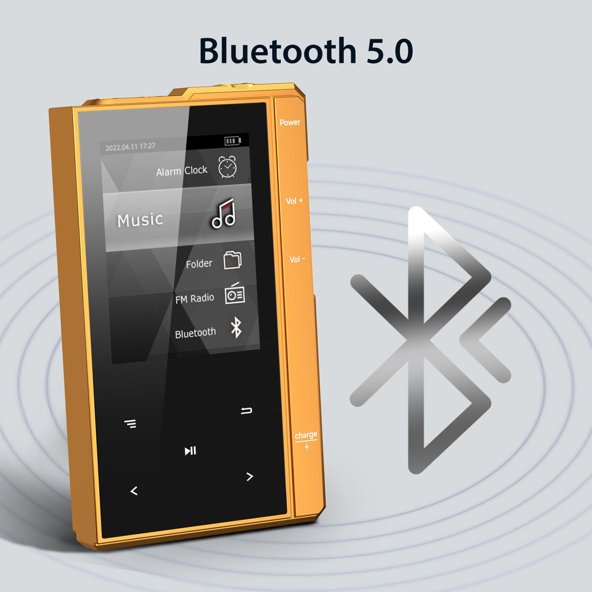 Phinistec Z6 2.4-inch IPS screen close-up showing clear text and icons