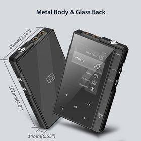 Phinistec Z6 paired with Bluetooth headphones demonstrating wireless listening freedom