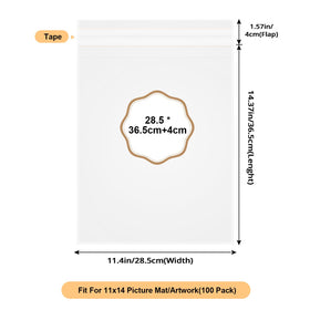 Phiocxem 11x14 art print bag keeps mats and prints protected.
