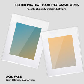 Phiocxem framing mat bag showcases artwork while shielding from dust.