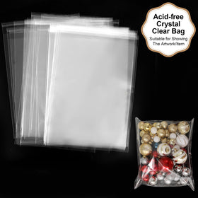 Phiocxem resealable strip bag seals moisture and dust away from artwork.