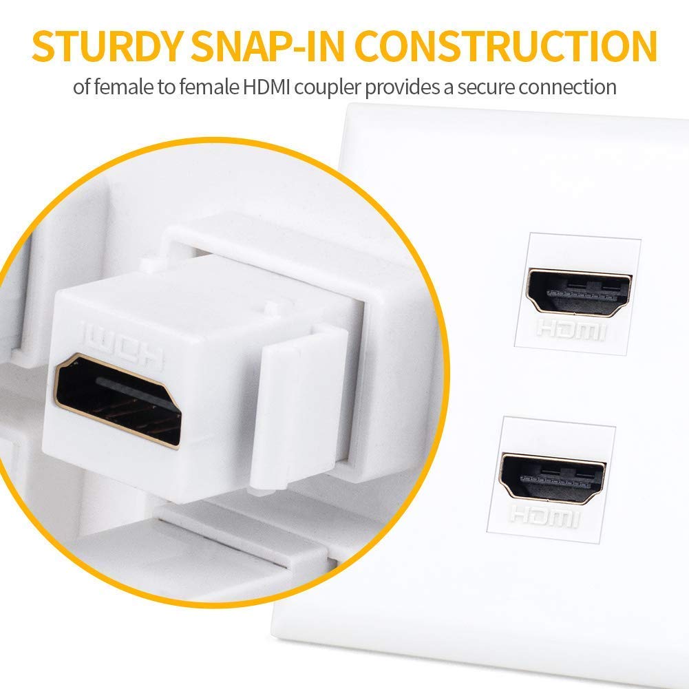 PHIZLI close-up of gold-plated HDMI connector highlighting reliable contact and durability