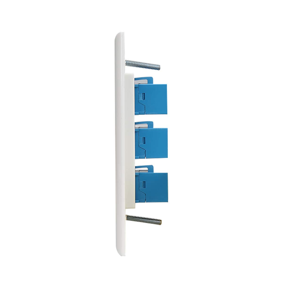 phizli installed in wall lifestyle demonstrating tidy cable management benefit
