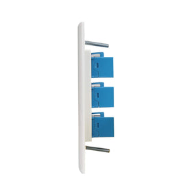 phizli installed in wall lifestyle demonstrating tidy cable management benefit