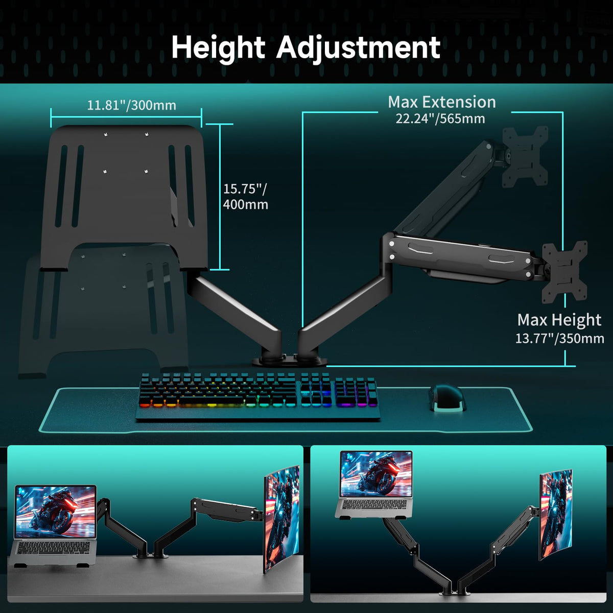 Pholiten ventilated-notebook-tray helps prevent laptop overheating during long sessions