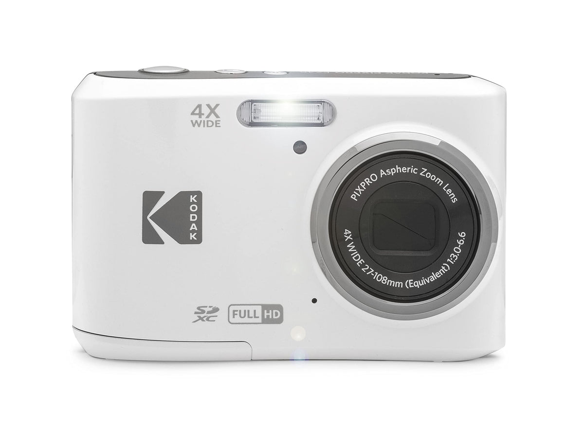 PHOTO4LESS Kodak PIXPRO FZ45 bundle contents including case, SD card, and reader for travel-ready setup.