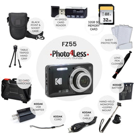 Photo4LESS Kodak PIXPRO FZ55 5x optical zoom for close-ups and distant scenes.