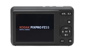Kodak PIXPRO FZ55 blue extendable monopod for stable shots.
