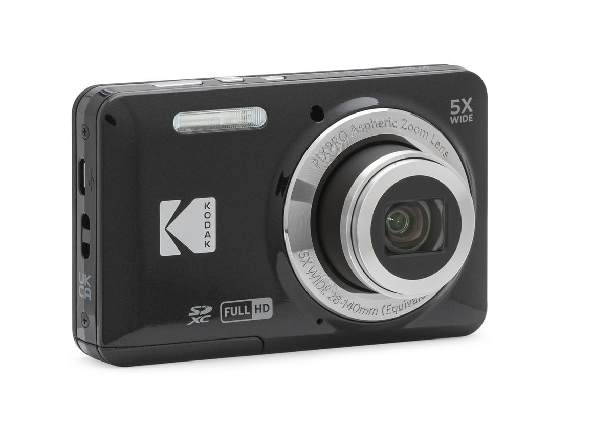 Photo4Less Kodak PIXPRO FZ55 bundle shows accessories for quick setup.