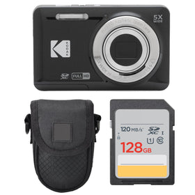 Photo4Less Kodak PIXPRO FZ55 front view showcases compact design for travel photography.