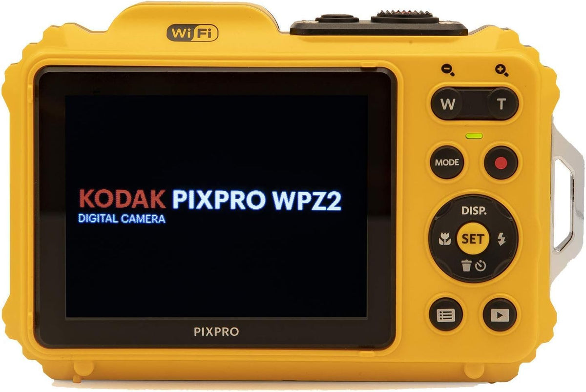 PIXPRO WPZ2 2.7-inch LCD display for easy composition.