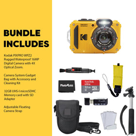 Kodak PIXPRO WPZ2 records Full HD video in action scenarios.