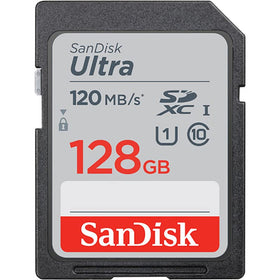 Photo4Less SanDisk 128GB SDXC card enables ample, quick storage.