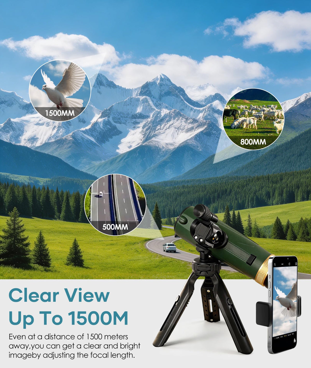 PhysioPhyx held to eye demonstrating twist-up eyecup comfort and quick focus
