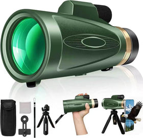 PhysioPhyx monocular front view showing compact design and grip advantage