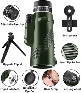 PhysioPhyx close-up of 100mm objective lens, enhanced brightness for low-light scenes
