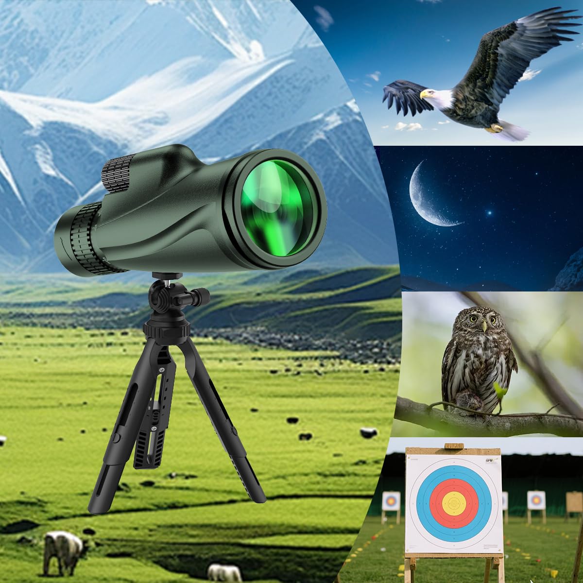 PhysioPhyx 80x100 monocular side handle emphasizes ergonomic, stable grip