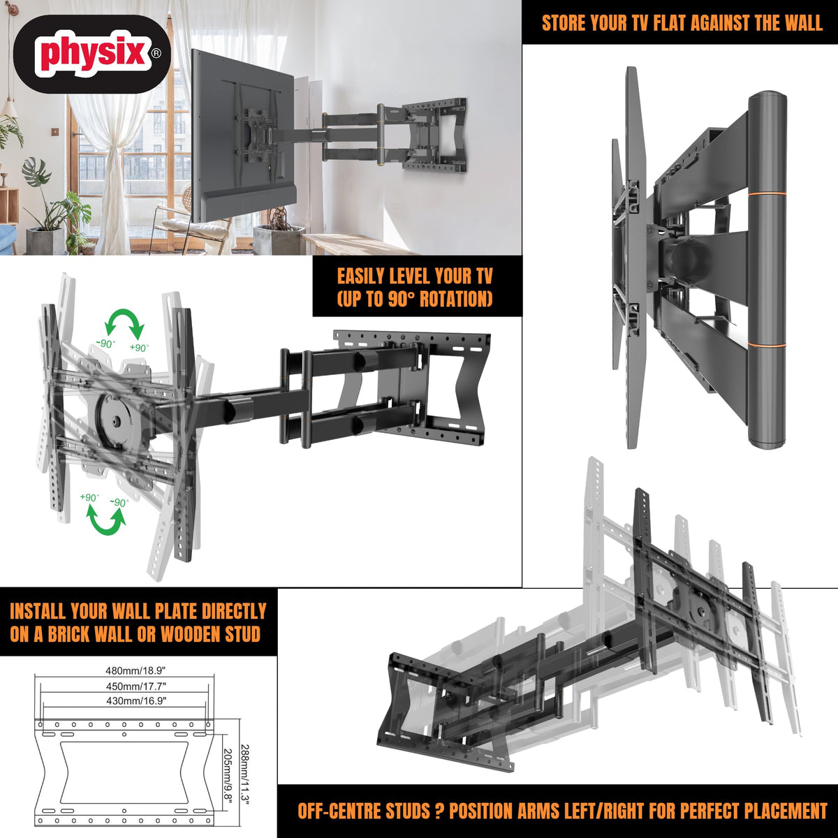Physix 2120 cable management for a cleaner setup