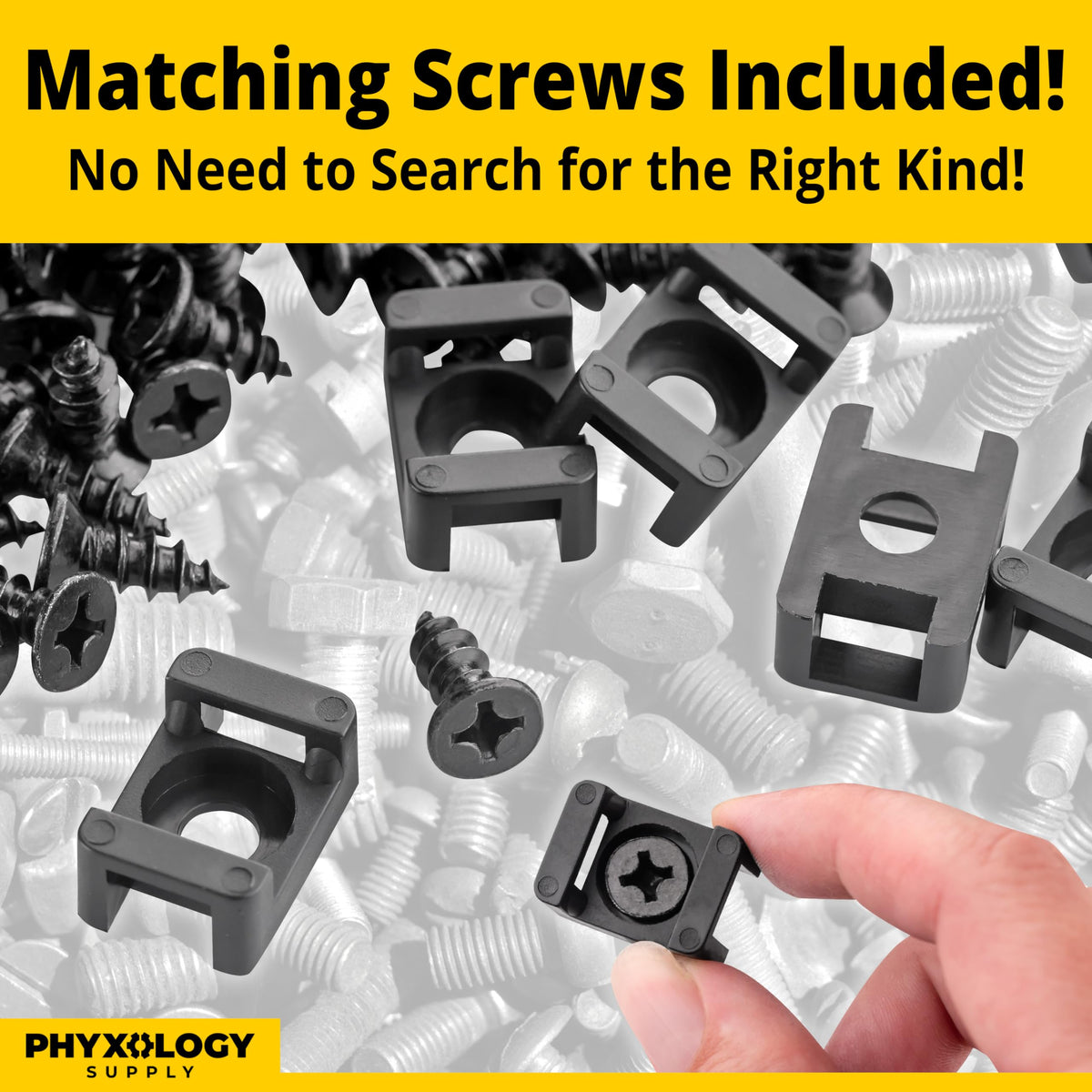 PHYXOLOGY SUPPLY quick installation simplifies office cable management with included screws