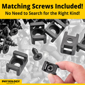 PHYXOLOGY SUPPLY quick installation simplifies office cable management with included screws