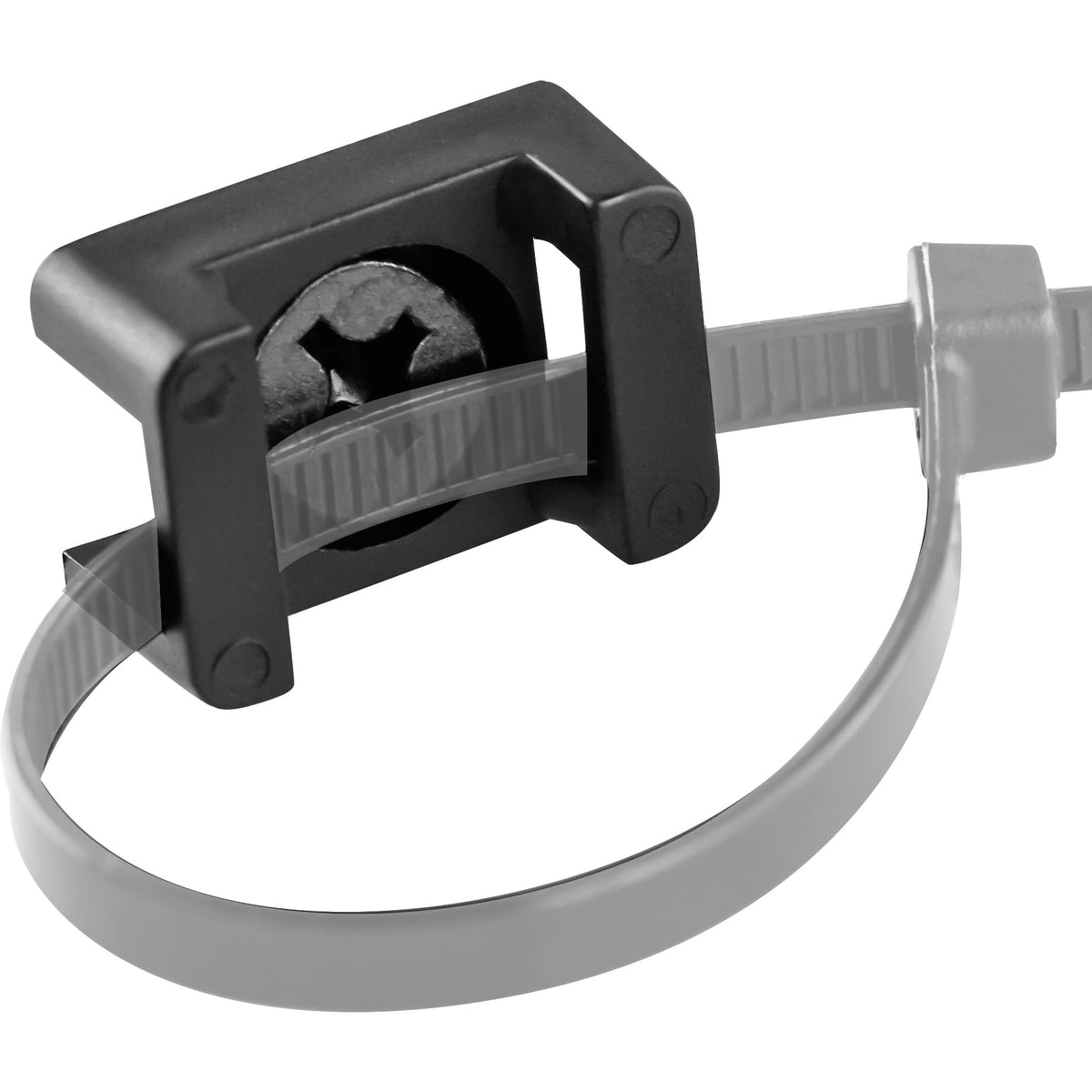 PHYXOLOGY SUPPLY pro-grade cable tie mount installed for tidy wires on a wall