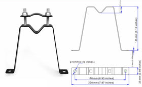 PIBIDI hardware kit includes stainless screws for quick, secure installation.