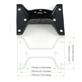 PIBIDI locking pin mount offers extra strength for heavy antennas in windy environments.