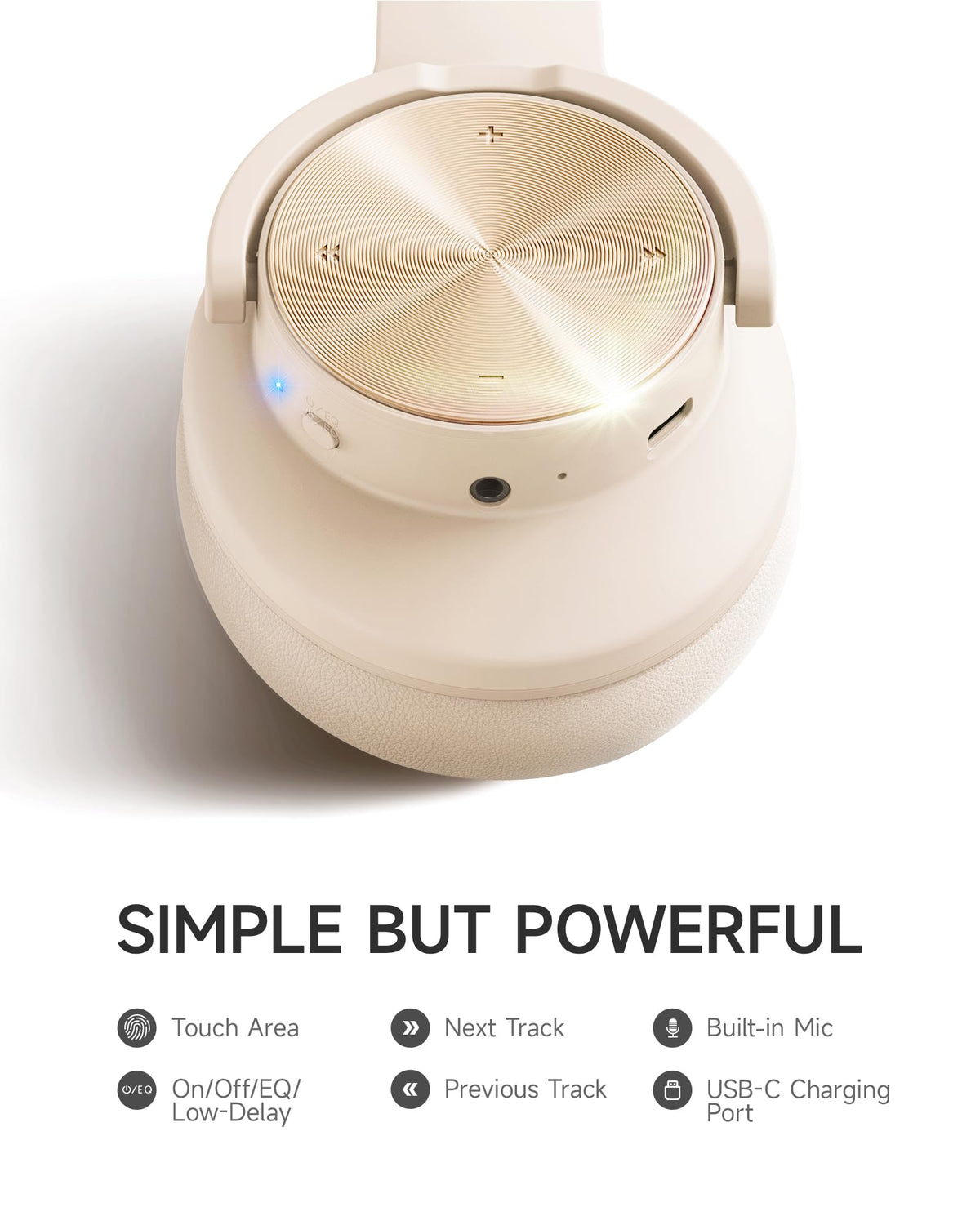 Picun B8 with 3.5mm cable and USB cable included for wired fallback and charging