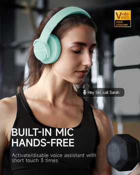 Picun B8 close-up of earcup cushion showing soft PU leather for comfort