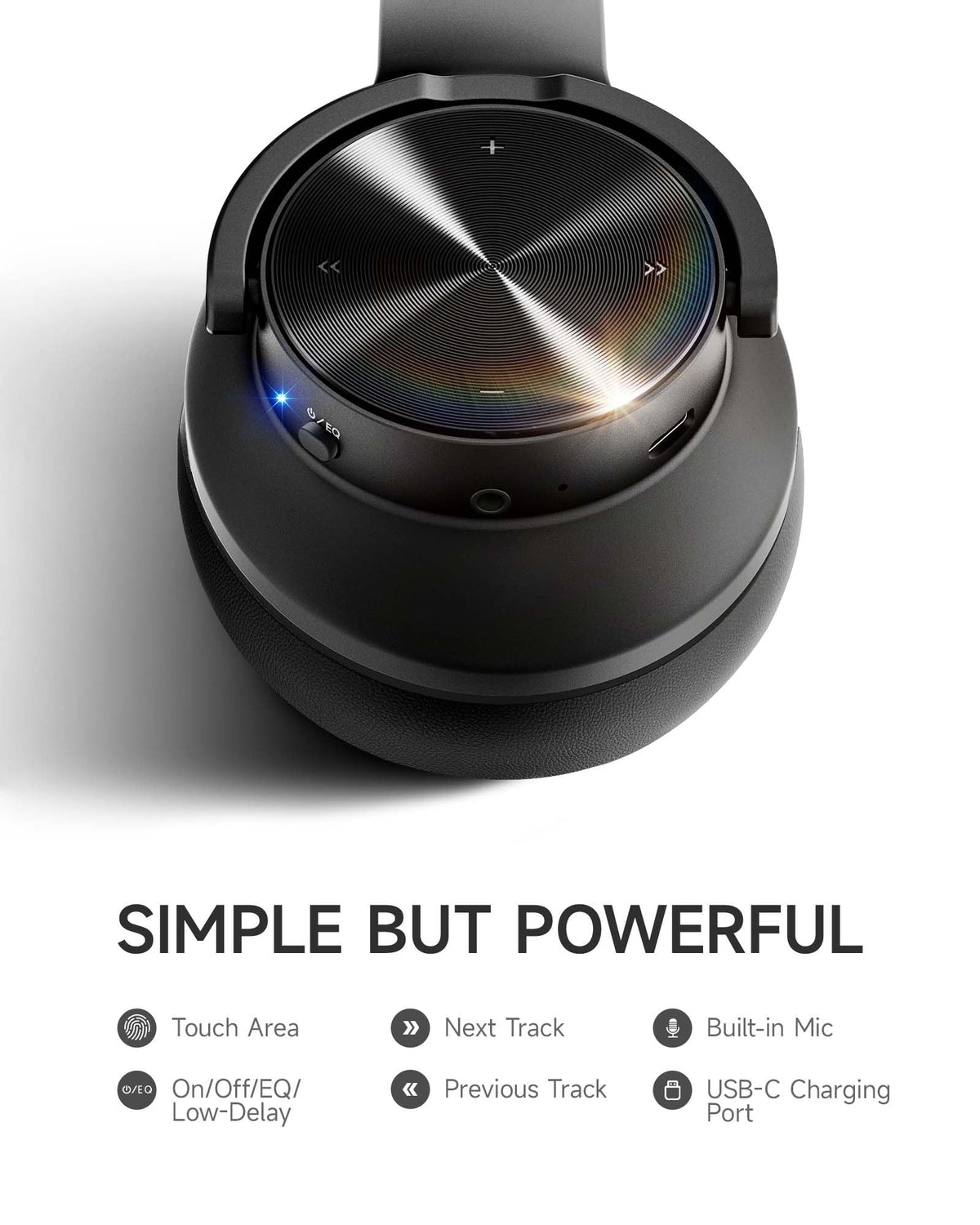 Picun B8 controls touch panel showing EQ and call controls for convenient operation
