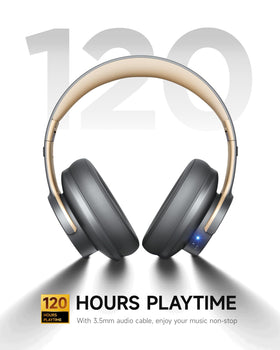 Picun B8 earcup closeup showing memory foam and breathable comfort