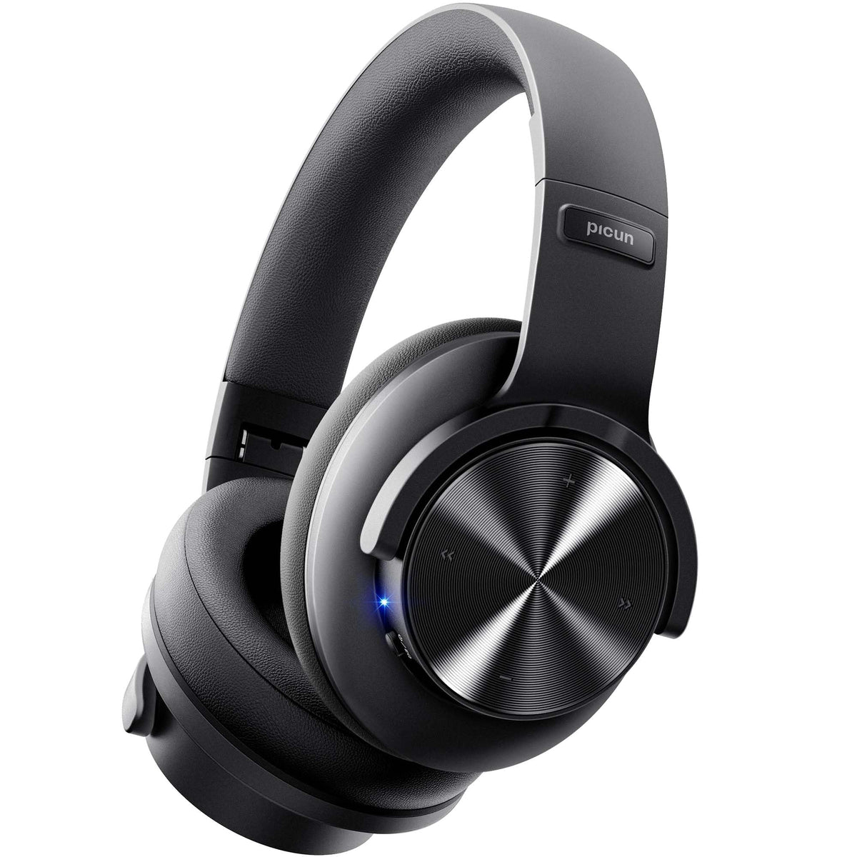 Picun B8 front view showing earcups and sleek finish for comfortable listening