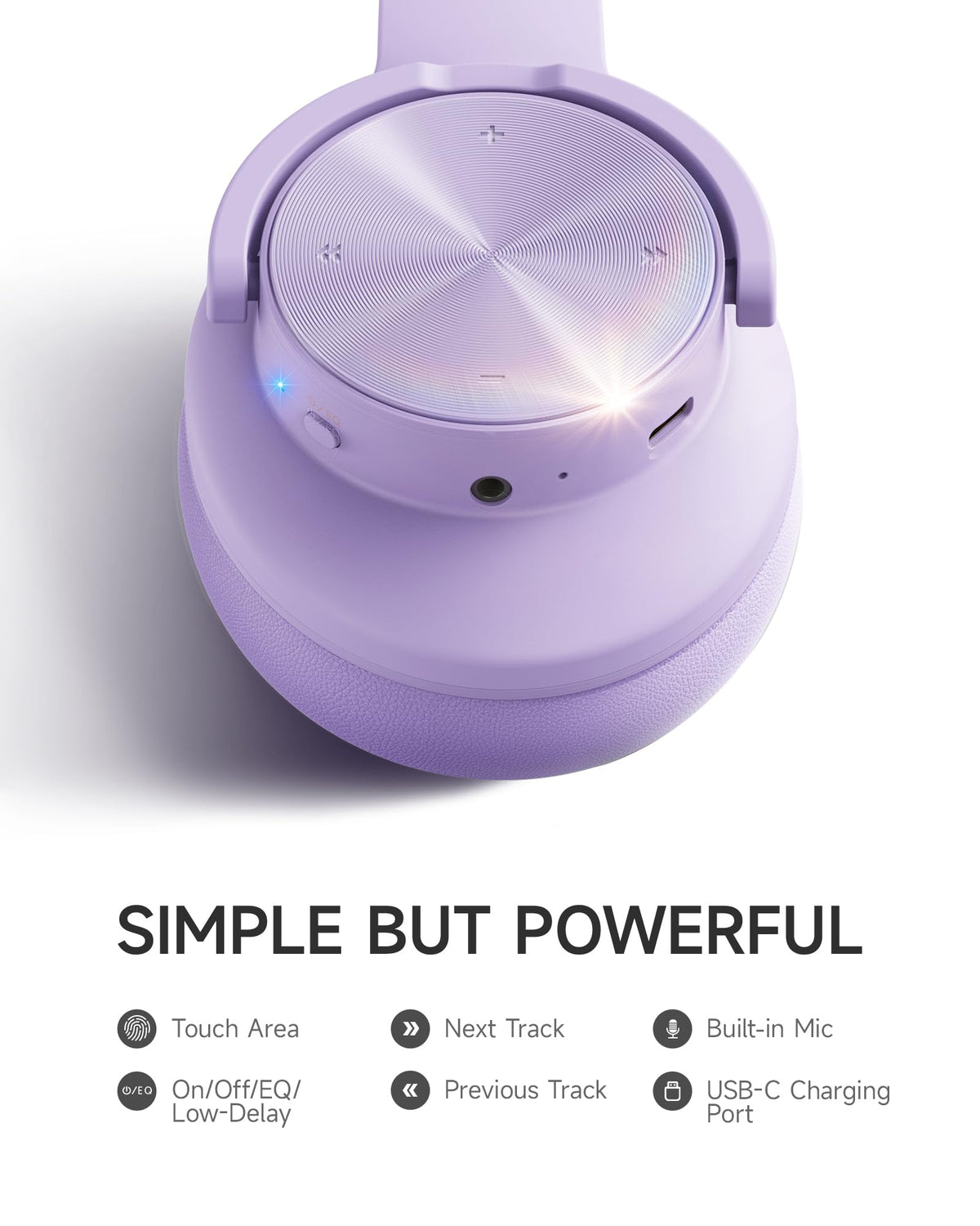 Picun B8 next to smartphone showing scale and compatibility for mobile use